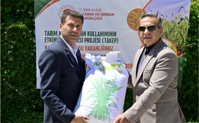 İzmirli Üreticilere Sorgum Sudan Otu Tohumu Desteği