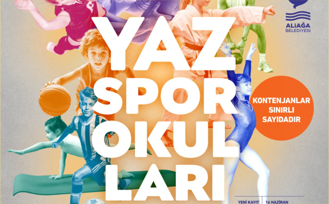 Aliağa Belediyesi Yaz Spor Okulları Kayıtları Başlıyor