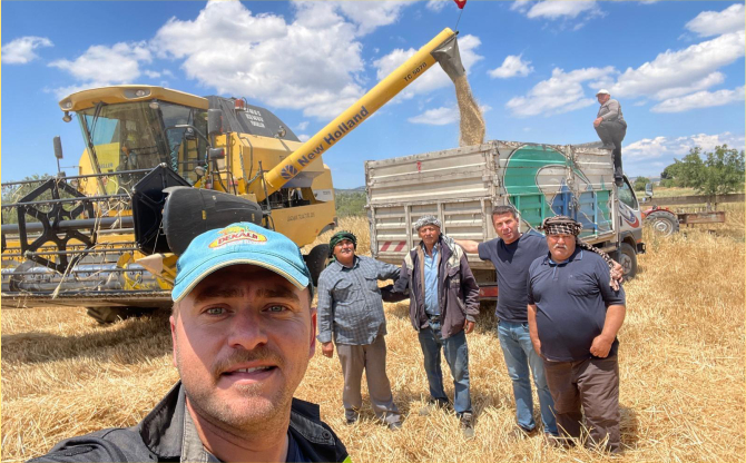 Aliağa'da 2025 Yılı Hububat Hasadı Başladı