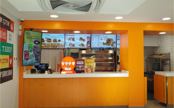 Popeyes® İzmir Gaziemir Gazi Mahallesi'nde Hizmete Açıldı!