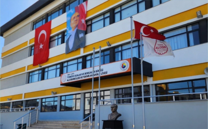 İzmir'den Savunma Sanayii İçin Seçilen Tek Okul ALOSBİ MTAL Oldu