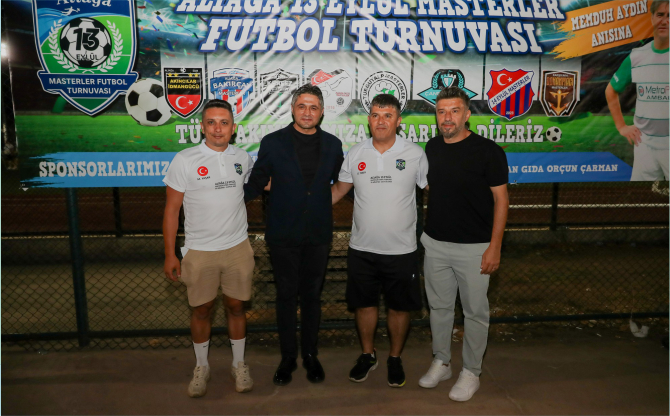 Aliağa 13 Eylül Masterler Futbol Turnuvası Başladı