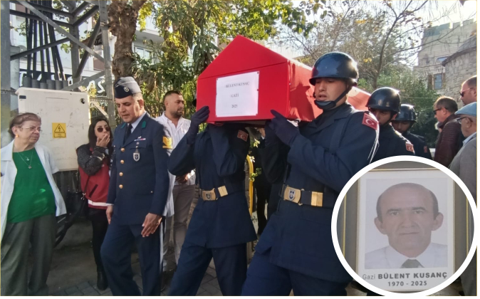 Aliağa 'da terör gazisi törenle defnedildi