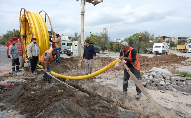 Dikili'de Doğal Gaz Çalışmalarında 4. Etap Başladı