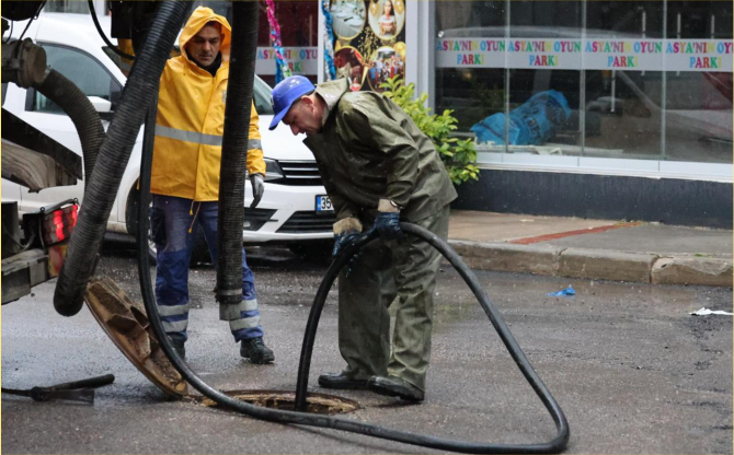 İzmir’de sağanak yağışa tam kadro anlık müdahale