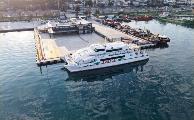 Aliaport Düzenli Seferlerine Başladı