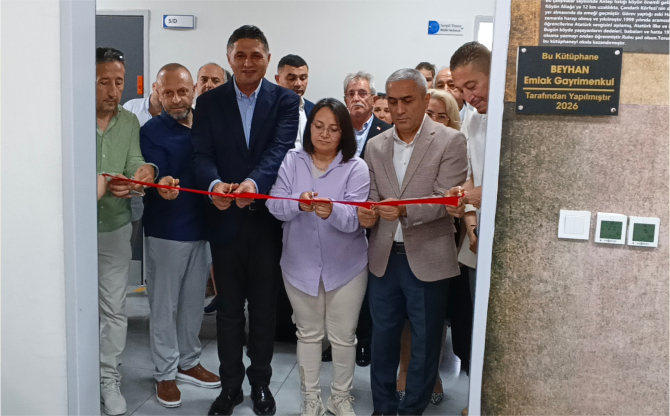 Aliağa Ortaokulu’nda Anlamlı Kütüphane Açılışı