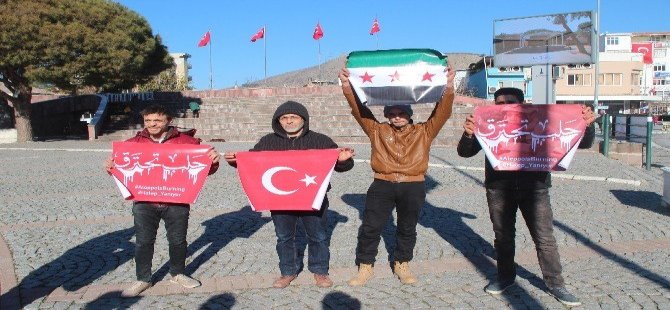 Bergama’daki Suriyeliler Halep İçin Dua İstedi