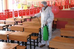 Bergama'da Grip İlaçlaması 