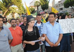 Aliağa'da Hatip Dicle Eylemi