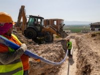 Menemen Seyrek ve Villakent mahallelerinin içme suyu hattı yenileniyor