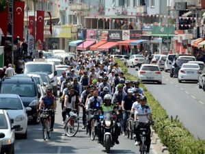 Aliağa’da ‘Ulusal Egemenlik Bisiklet Turu’ Düzenlendi